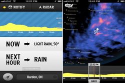 The best weather apps for smartphones - dark sky app