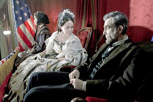 Sally Field and Daniel Day-Lewis in their roles in Lincoln movie