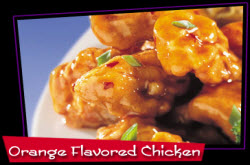 Panda Express Orange Chicken recipe finished and shown in a dish for serving