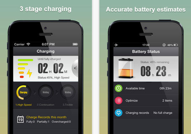 iPhone and Androic battery saving app