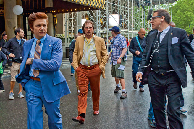 American Hustle movie script, photos, video, production notes, Christian Bale, Jeremy Renner