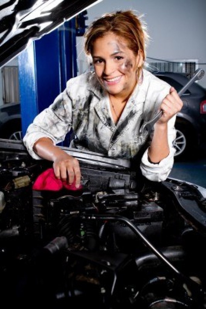 TV miniseries script about teenage girls who become the first girls to ever win the California car mechanics contest, repair