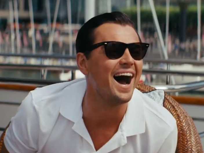 The-Wolf-of-Wall-Street-movie-script-cast-actor-Leonardo-DiCaprio-on-yacht